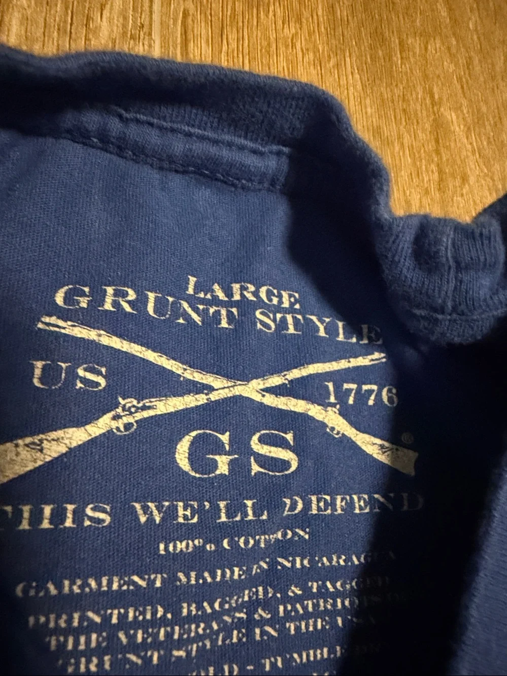 Grunt Style Blue Ammomaniacs Graphic Tee
